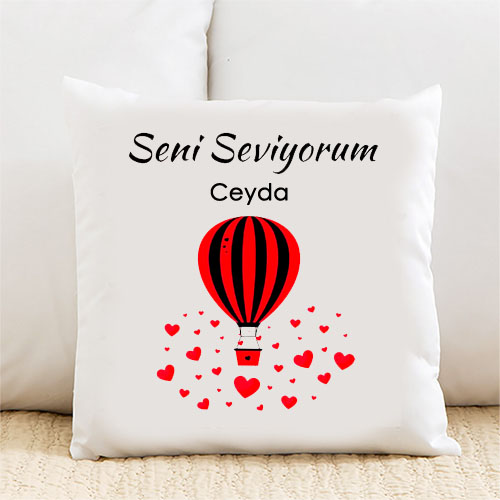 Seni Seviyorum Kişiye Özel Yastık Kılıfı Pi108