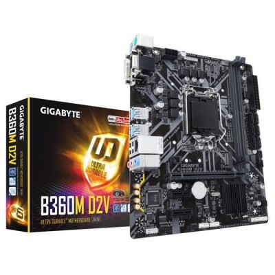 GIGABYTE B360M D2V DDR4 VGA DVI-D USB 3.0 1151v2