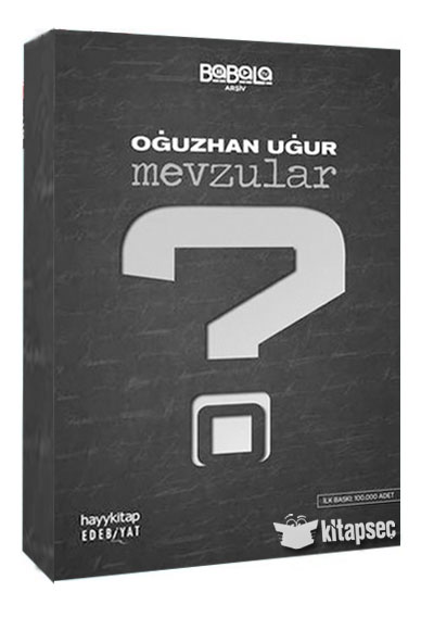 Mevzular Oğuzhan Uğur Hayy Kitap