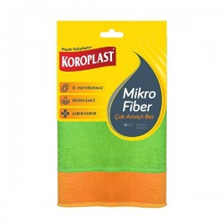 Koroplast Çok Amaçlı Mikrofiber Bez 2'li